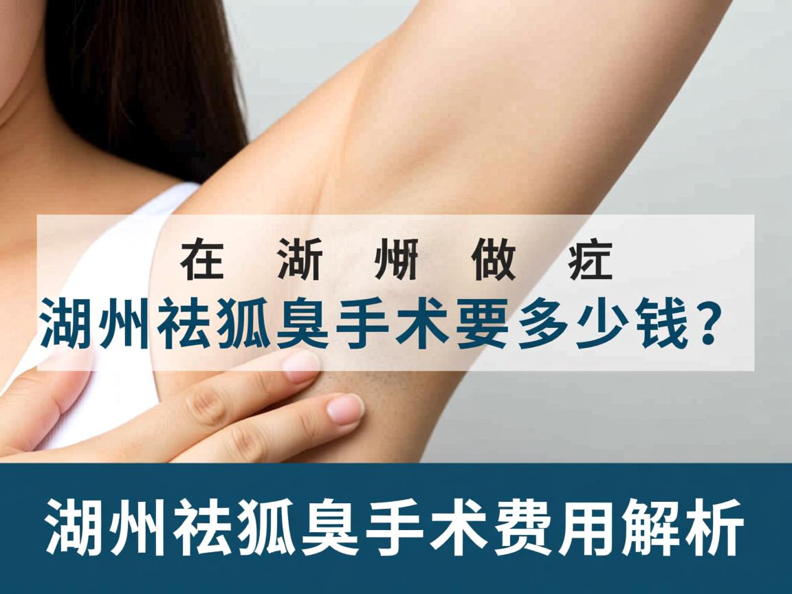 在湖州做祛狐臭手术要多少钱？湖州祛狐臭手术费用解析