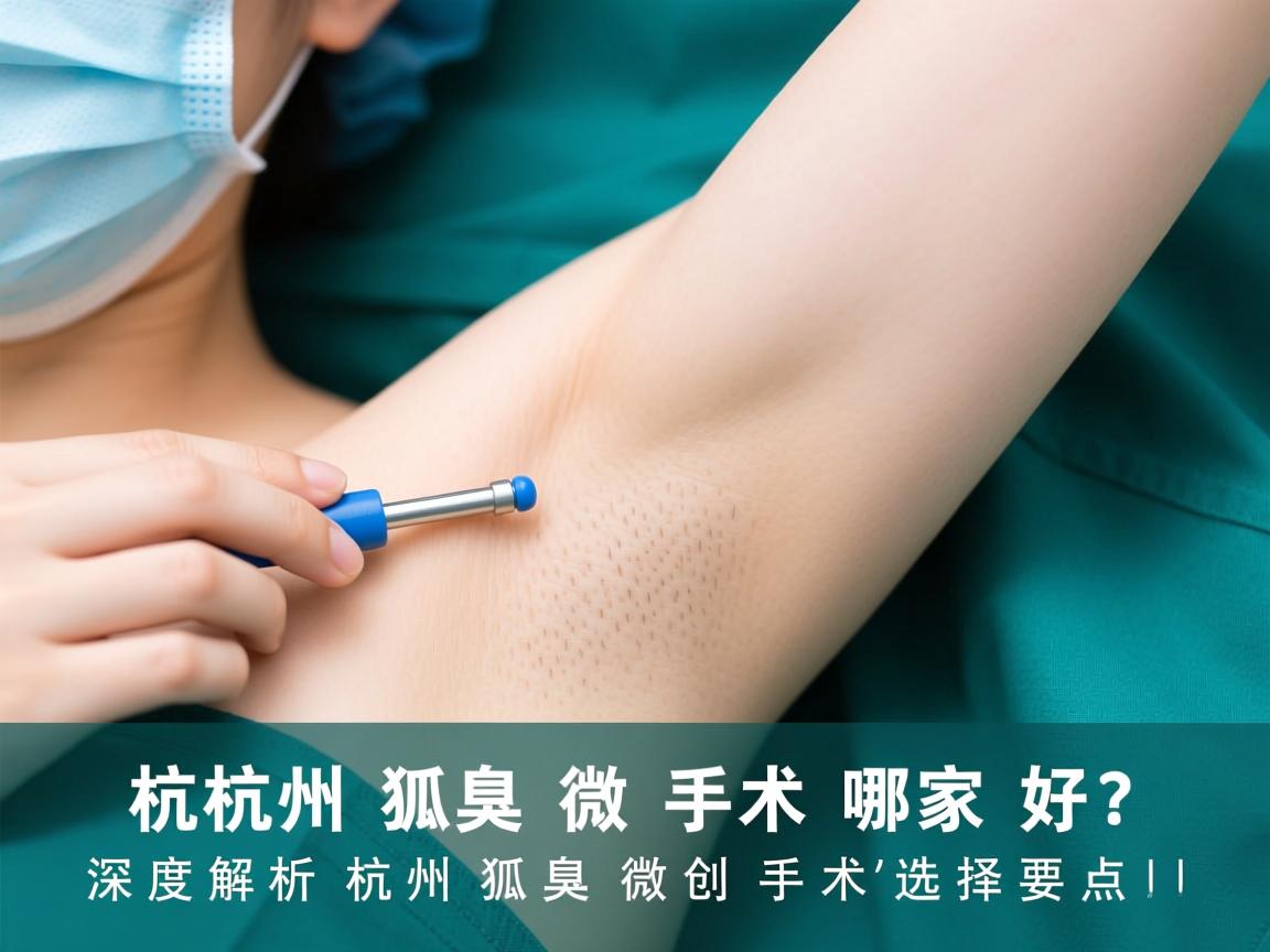 杭州狐臭微创手术哪家好？深度解析杭州狐臭微创手术选择要点