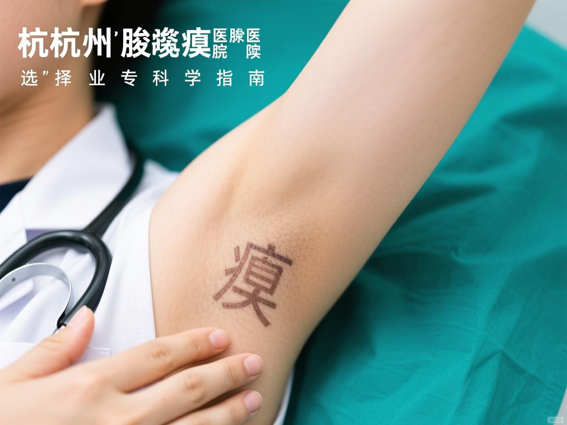 杭州腋臭医院专业解读，选择杭州腋臭医院的科学指南