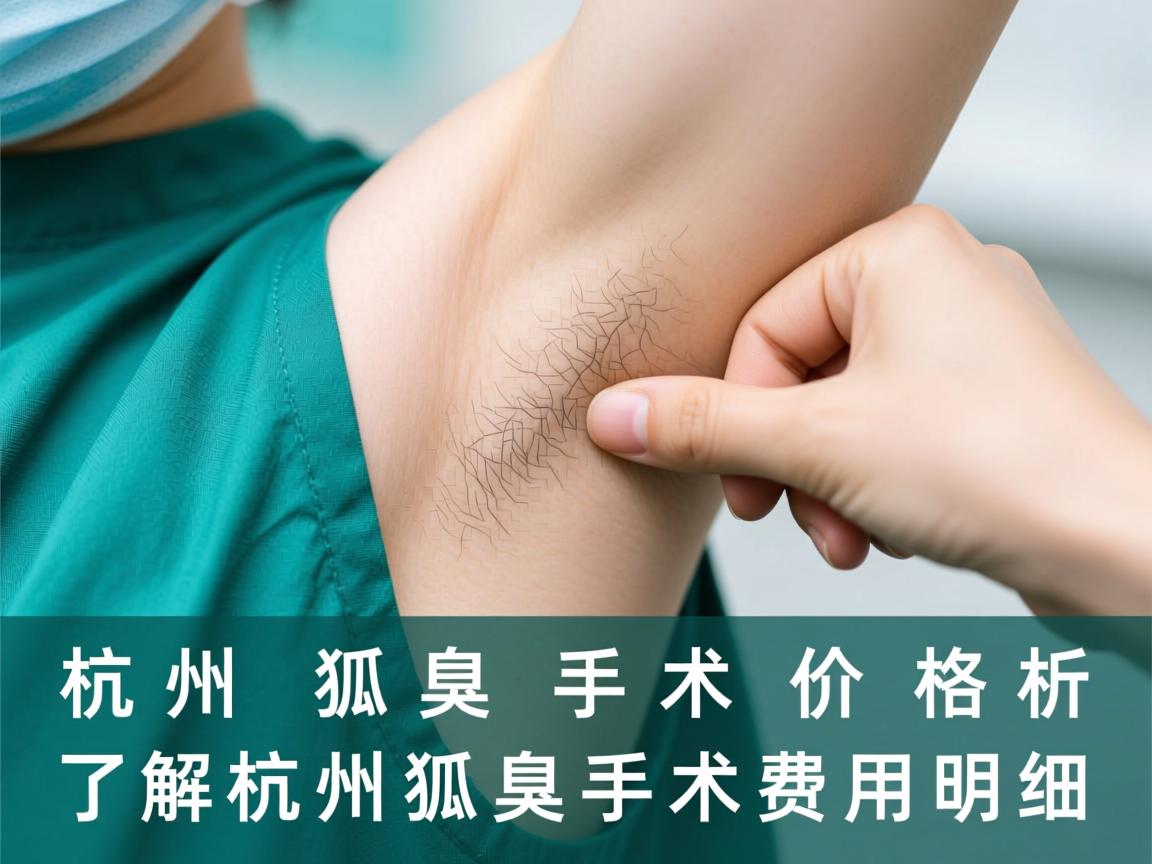 杭州狐臭手术价格解析,了解杭州狐臭手术费用明细 杭州狐臭手术价格解析,了解杭州狐臭手术费用明细