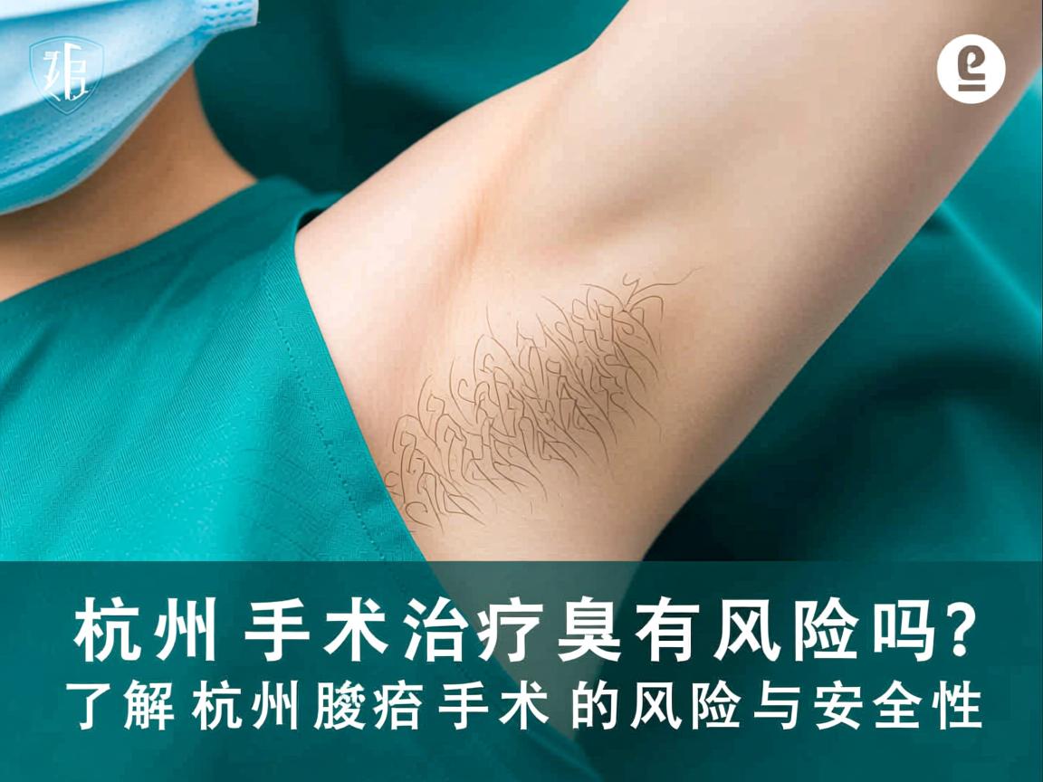 杭州手术治疗腋臭有风险吗？了解杭州腋臭手术的风险与安全性