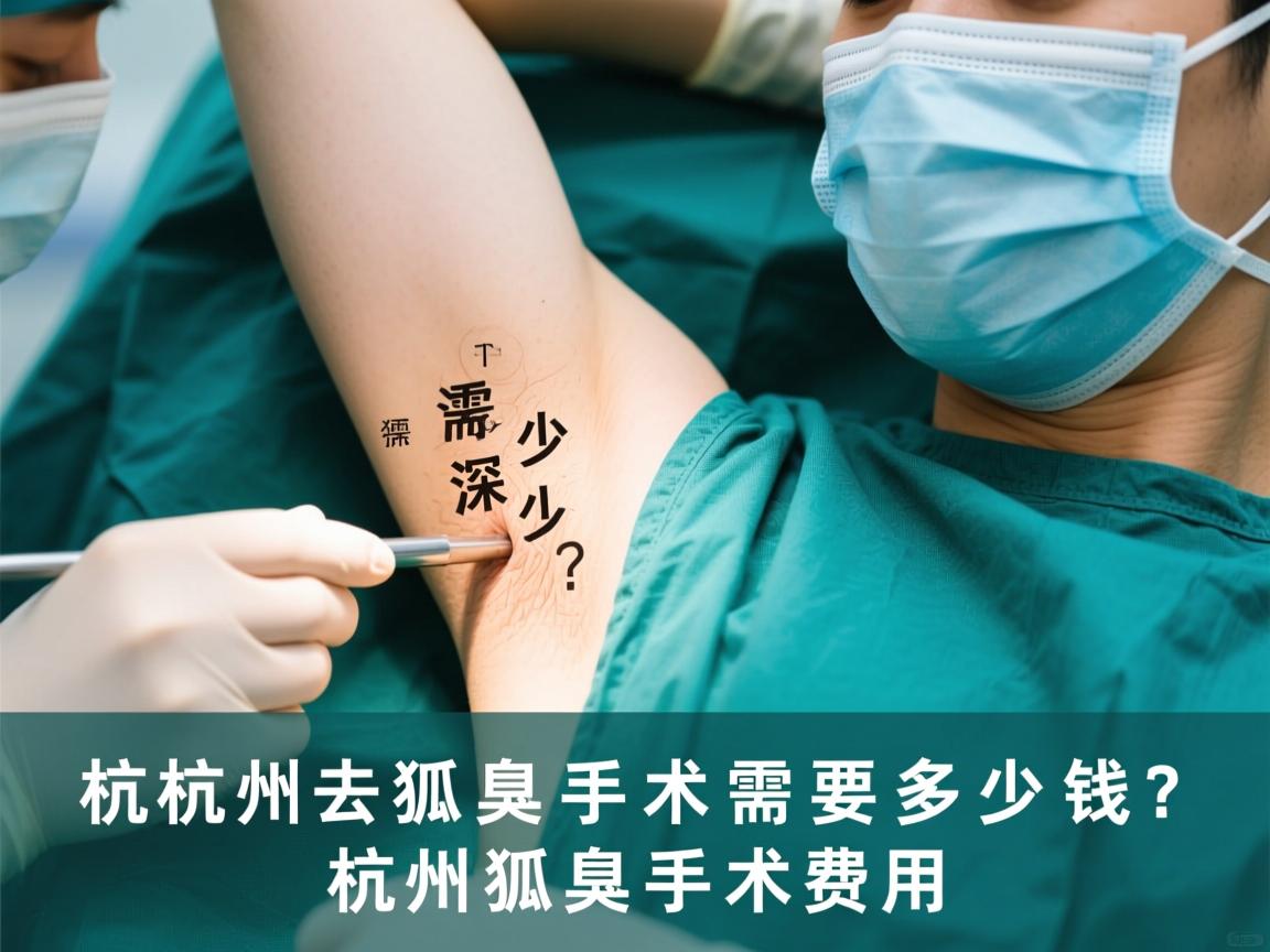 杭州去狐臭手术需要多少钱?深度解析杭州狐臭手术费用 杭州去狐臭手术需要多少钱?深度解析杭州狐臭手术费用