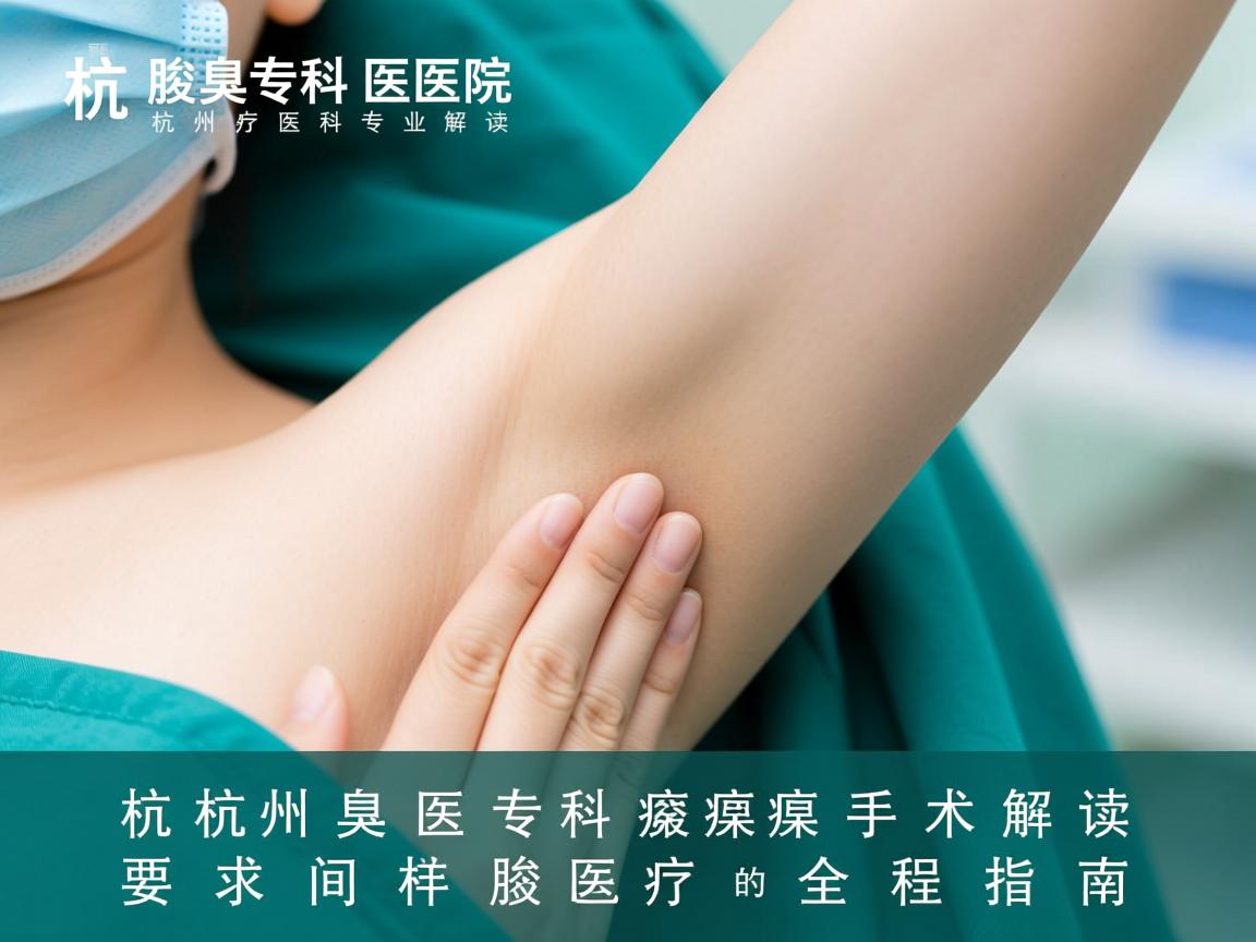 杭州腋臭专科医院,专业解读杭州腋臭手术的全程指南 杭州腋臭专科医院,专业解读杭州腋臭手术的全程指南