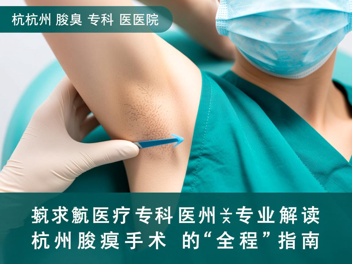 杭州腋臭专科医院,专业解读杭州腋臭手术的全程指南 杭州腋臭专科医院,专业解读杭州腋臭手术的全程指南