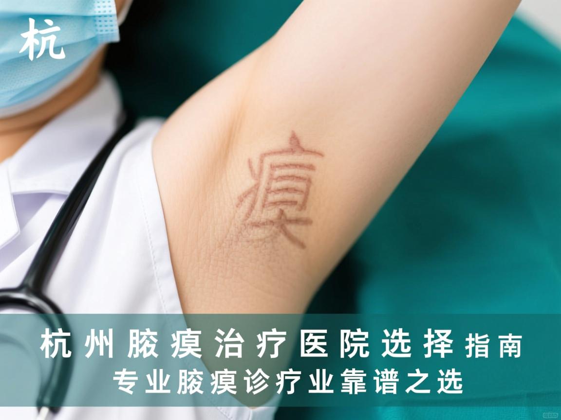 杭州腋臭治疗医院选择指南，专业腋臭诊疗的靠谱之选