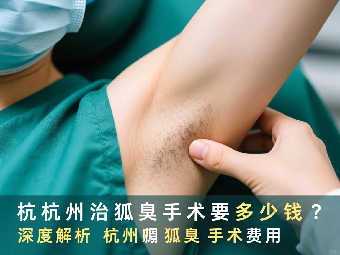 杭州治狐臭手术要多少钱？深度解析杭州狐臭手术费用