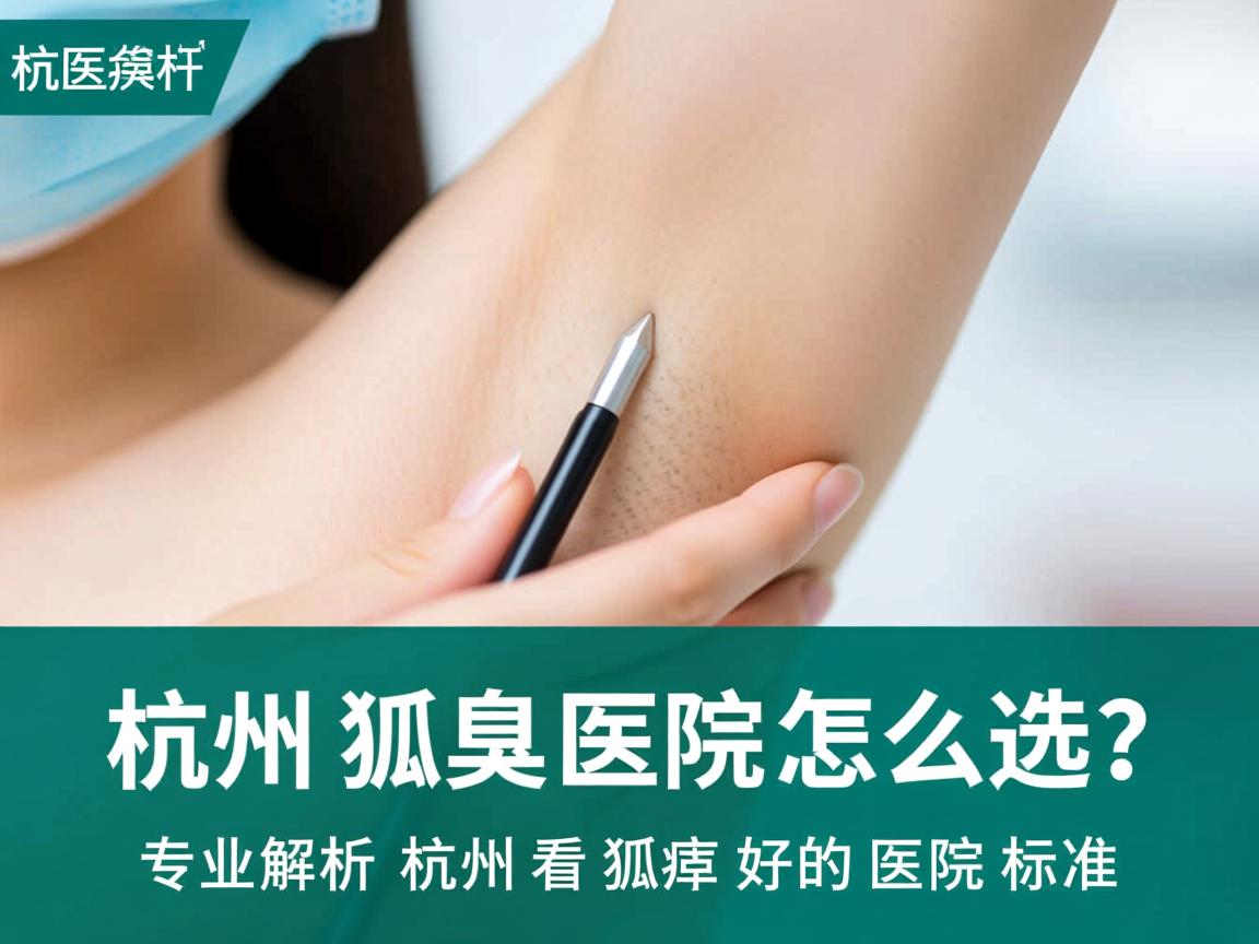 杭州狐臭医院怎么选?专业解析杭州看狐臭好的医院标准 杭州狐臭医院怎么选?专业解析杭州看狐臭好的医院标准