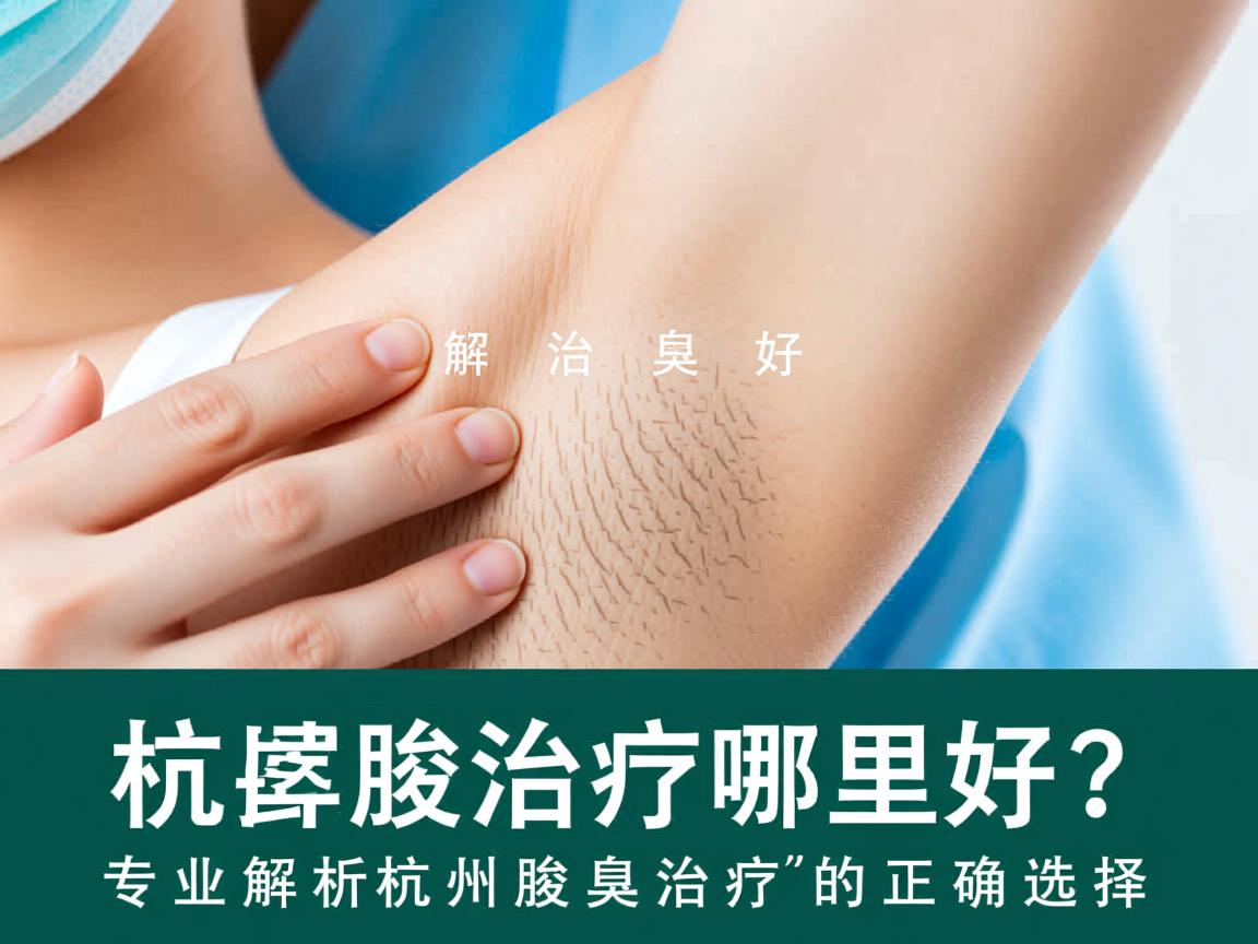 杭州腋臭治疗哪里好?专业解析杭州腋臭治疗的正确选择 杭州腋臭治疗哪里好?专业解析杭州腋臭治疗的正确选择