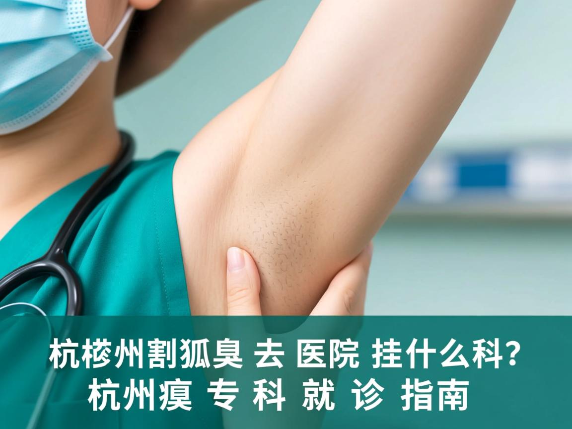 杭州割狐臭去医院挂什么科?杭州腋臭专科就诊指南 杭州割狐臭去医院挂什么科?杭州腋臭专科就诊指南