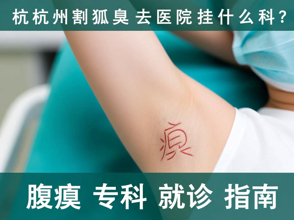 杭州割狐臭去医院挂什么科?杭州腋臭专科就诊指南 杭州割狐臭去医院挂什么科?杭州腋臭专科就诊指南