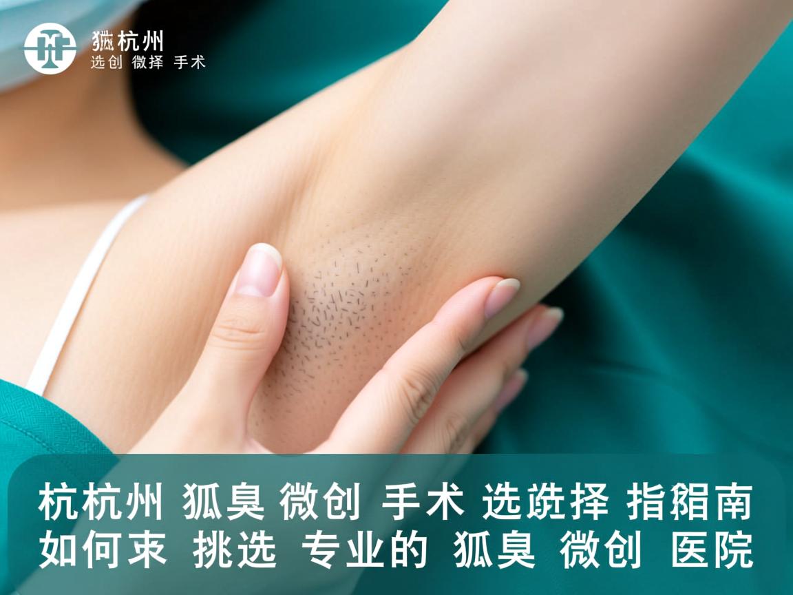 杭州狐臭微创手术选择指南,如何挑选专业的狐臭微创医院 杭州狐臭微创手术选择指南,如何挑选专业的狐臭微创医院