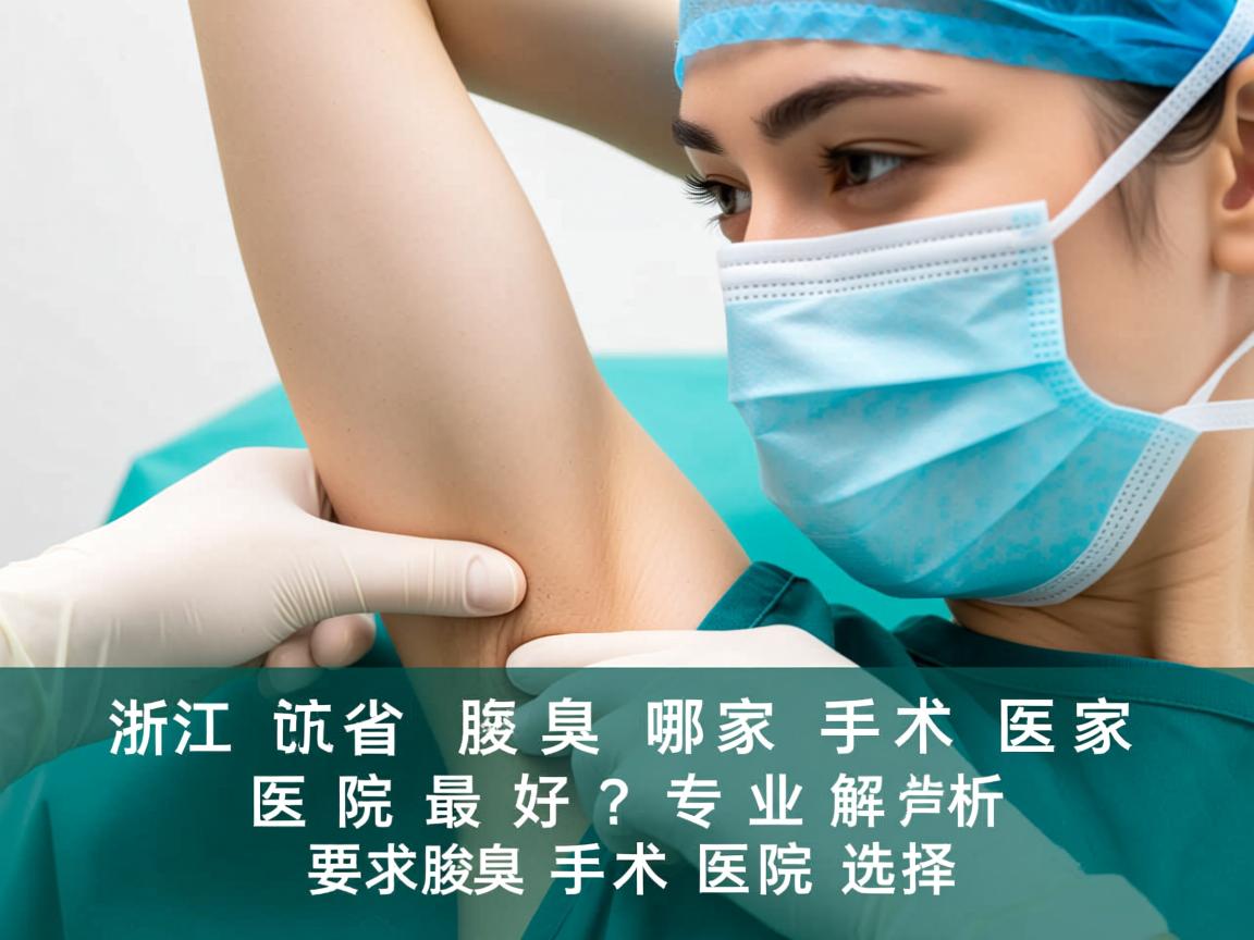 浙江省腋臭手术哪家医院最好?专业解析腋臭手术医院选择 浙江省腋臭手术哪家医院最好?专业解析腋臭手术医院选择