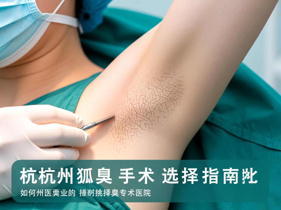 杭州狐臭手术选择指南,如何挑选专业的杭州狐臭手术医院 杭州狐臭手术选择指南,如何挑选专业的杭州狐臭手术医院