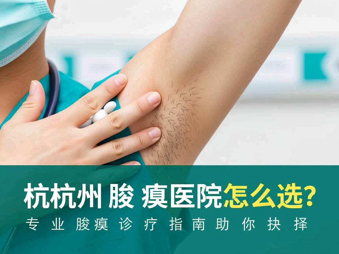 杭州腋臭医院怎么选？专业腋臭诊疗指南助你抉择