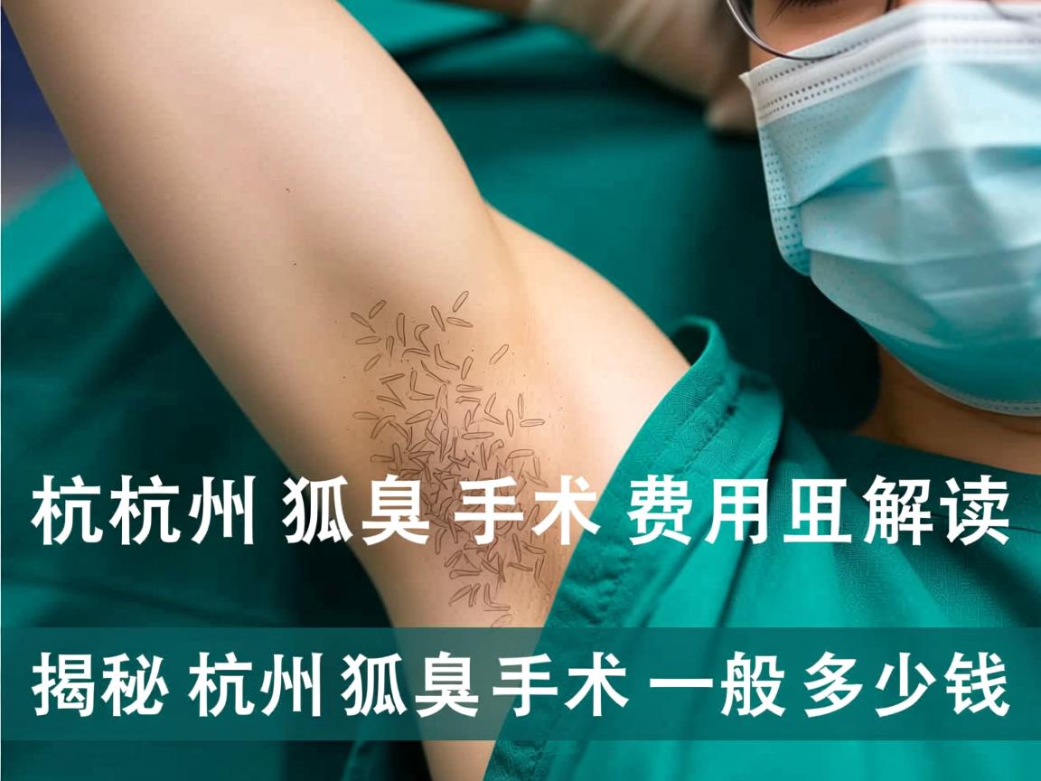杭州狐臭手术费用解读，揭秘杭州狐臭手术一般多少钱