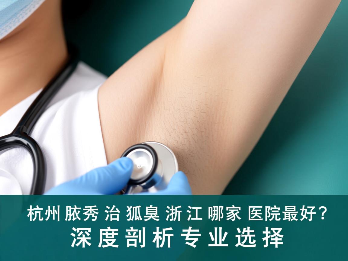 杭州腋秀解读，治狐臭浙江哪家医院最好？深度剖析专业选择