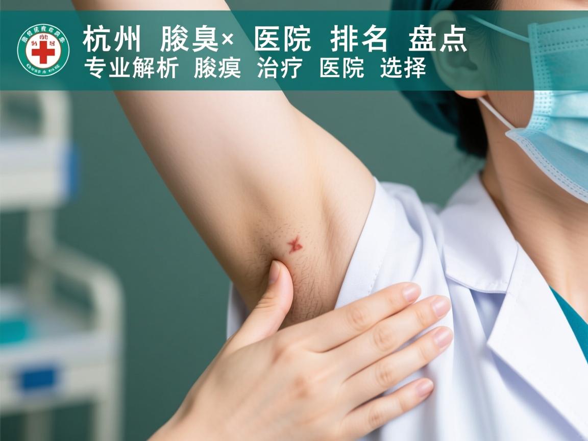 杭州腋臭医院排名盘点，专业解析腋臭治疗的医院选择