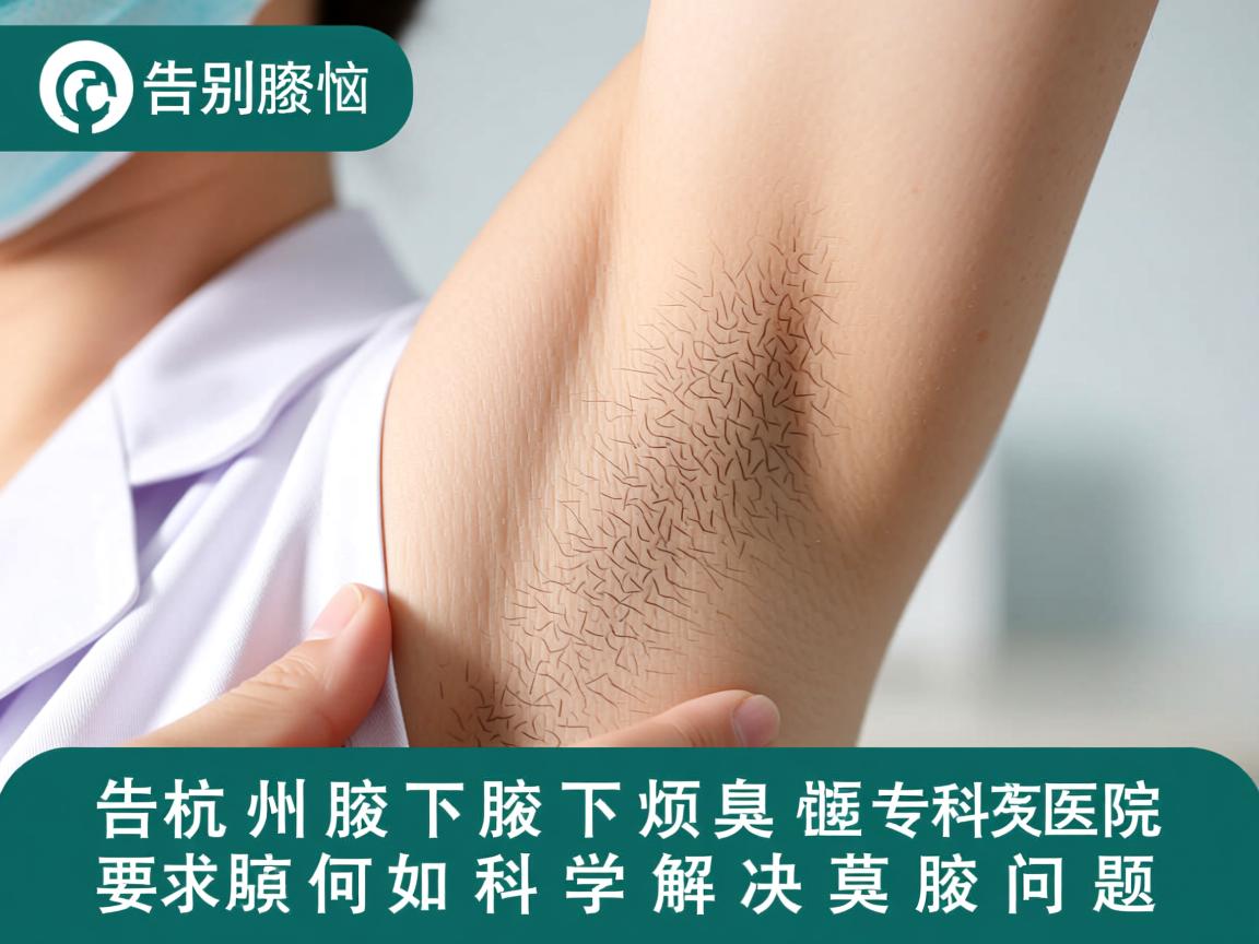 告别腋下烦恼，杭州腋臭专科医院如何科学解决腋臭问题