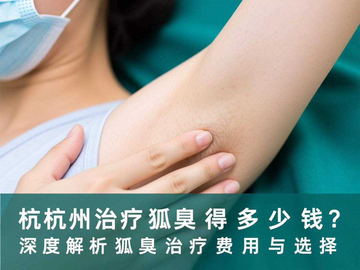 杭州治疗狐臭得多少钱？深度解析狐臭治疗费用与选择