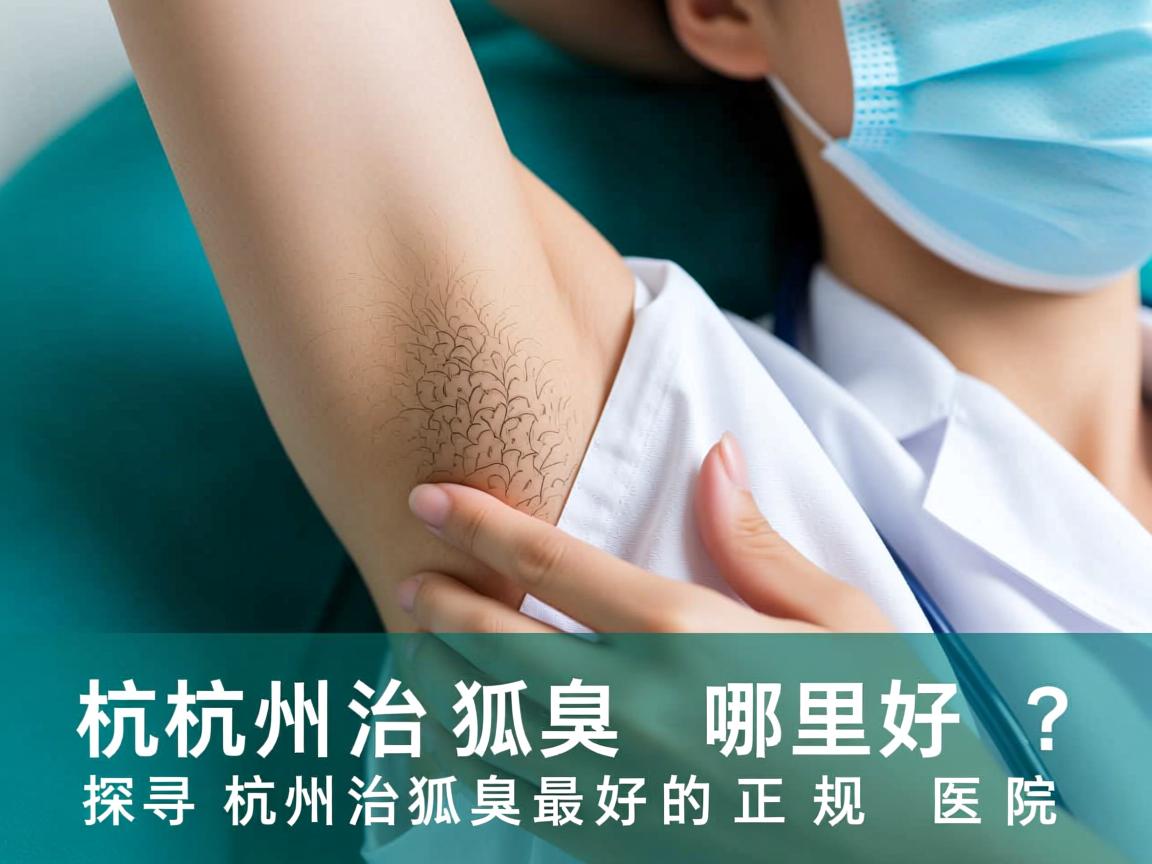 杭州治狐臭哪里好？探寻杭州治狐臭最好的正规医院