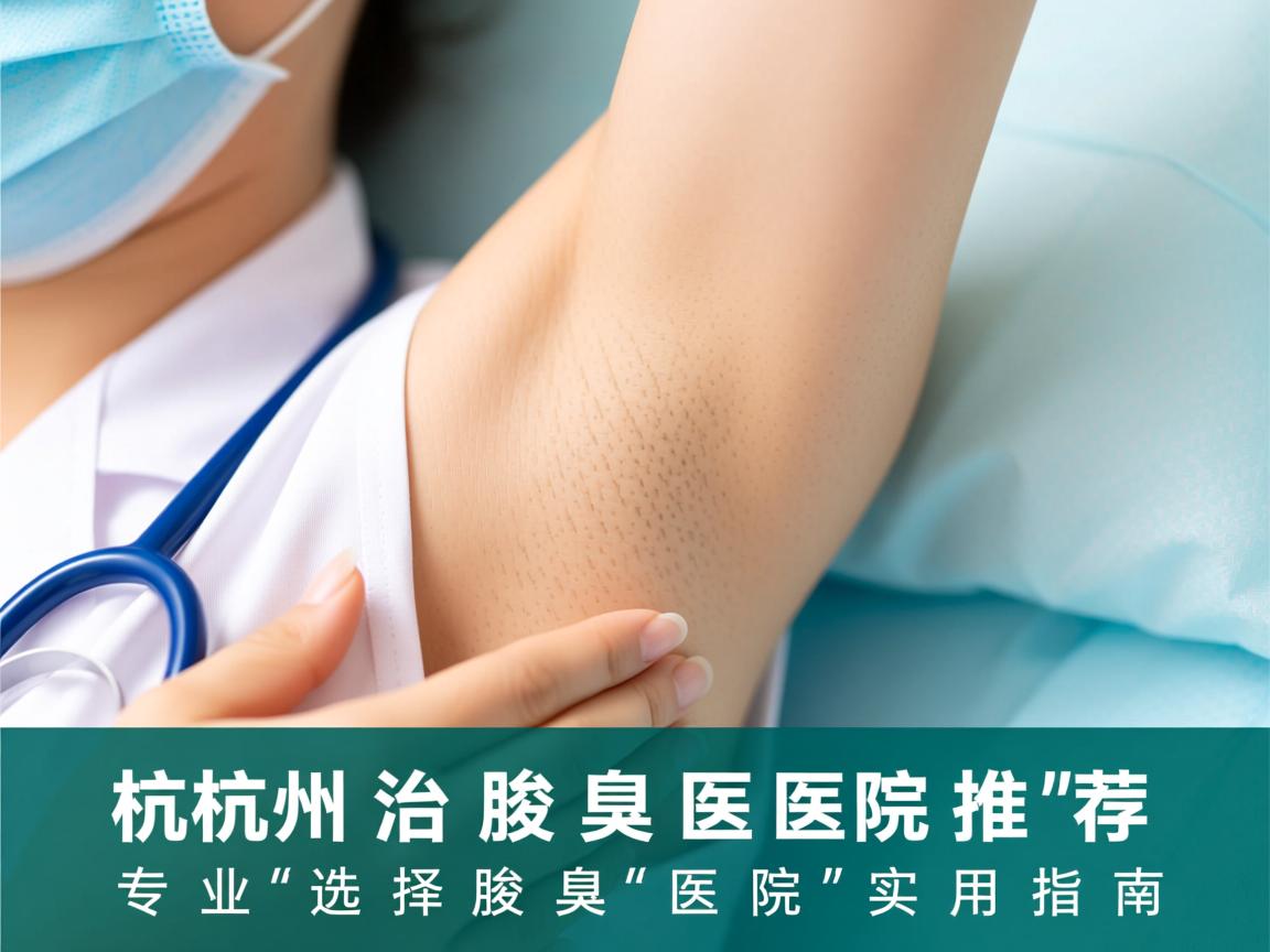 杭州治疗腋臭医院推荐，专业选择腋臭医院的实用指南