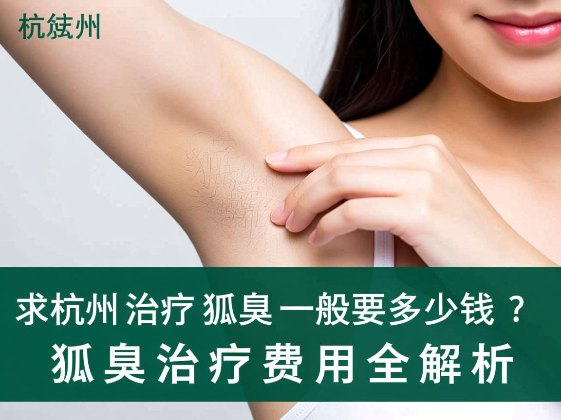 杭州治疗狐臭一般要多少钱？狐臭治疗费用全解析