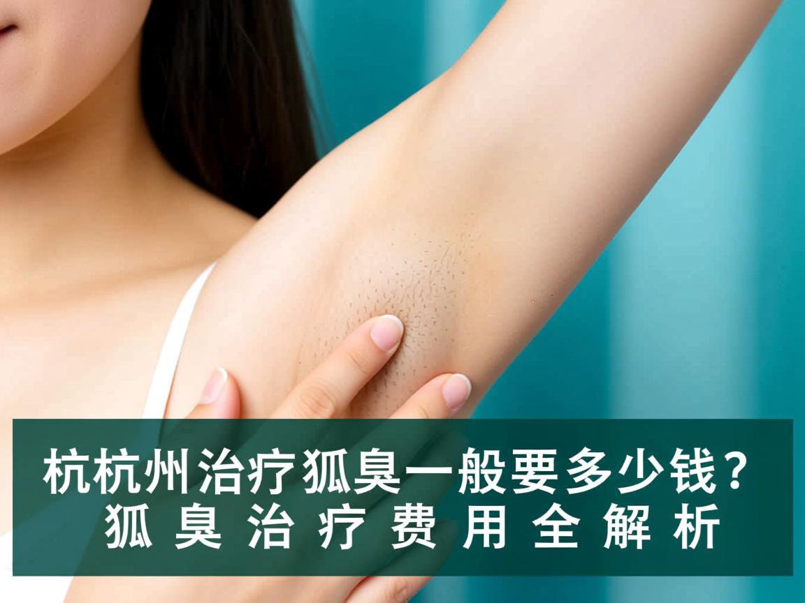杭州治疗狐臭一般要多少钱？狐臭治疗费用全解析