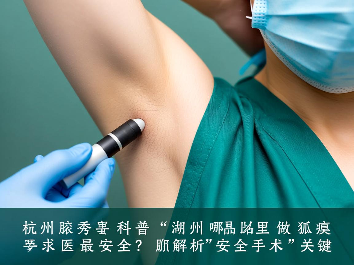 杭州腋秀科普，湖州哪里做狐臭手术最安全？解析安全手术的关键