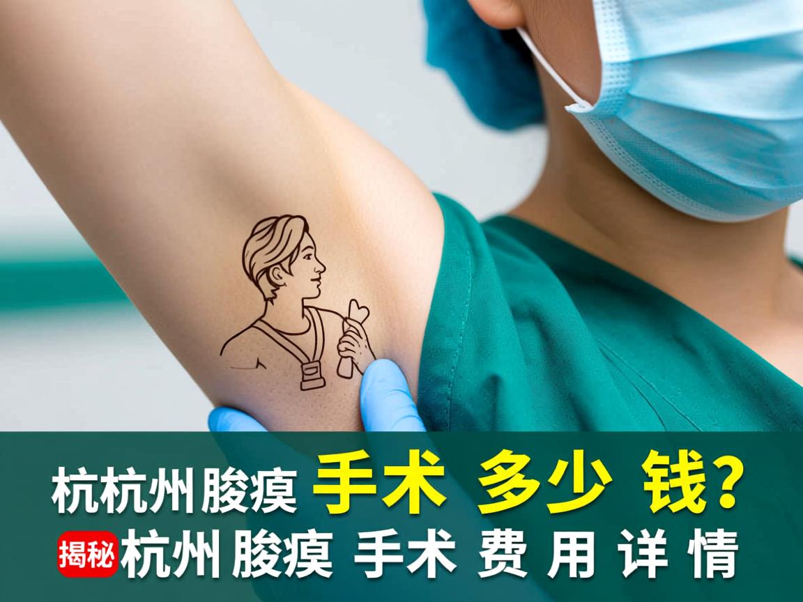 杭州腋臭手术多少钱？揭秘杭州腋臭手术费用详情