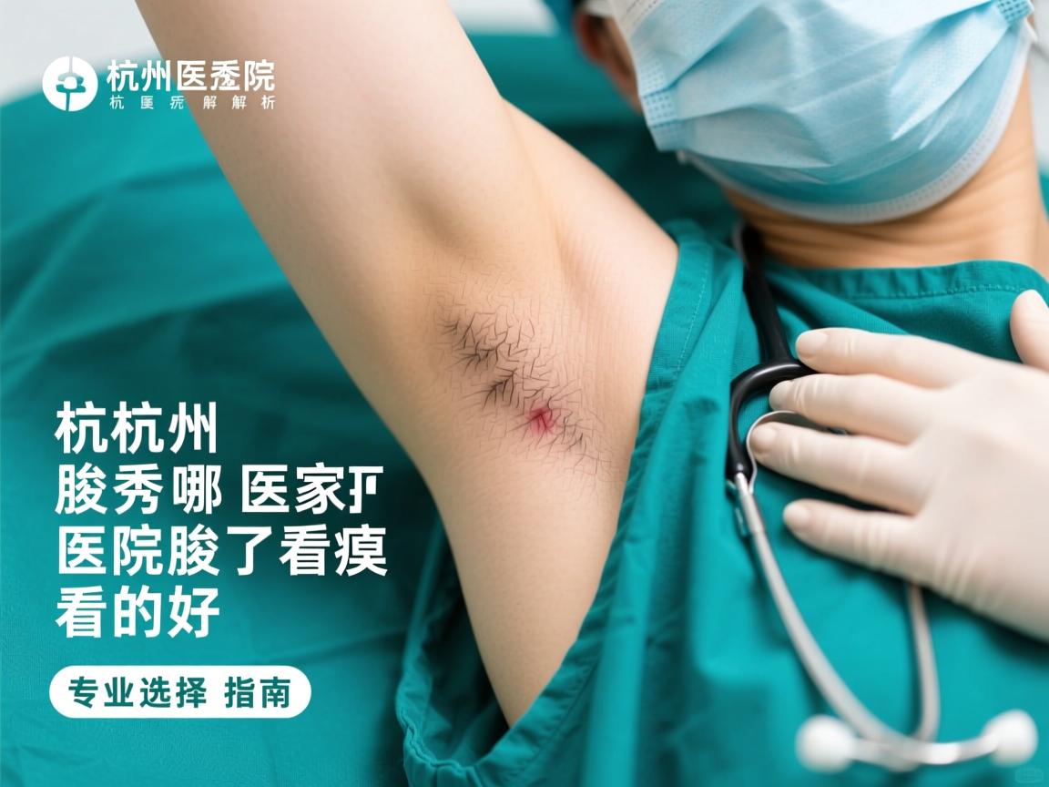 杭州腋秀医院解析，杭州哪家医院腋臭看的好，专业选择指南