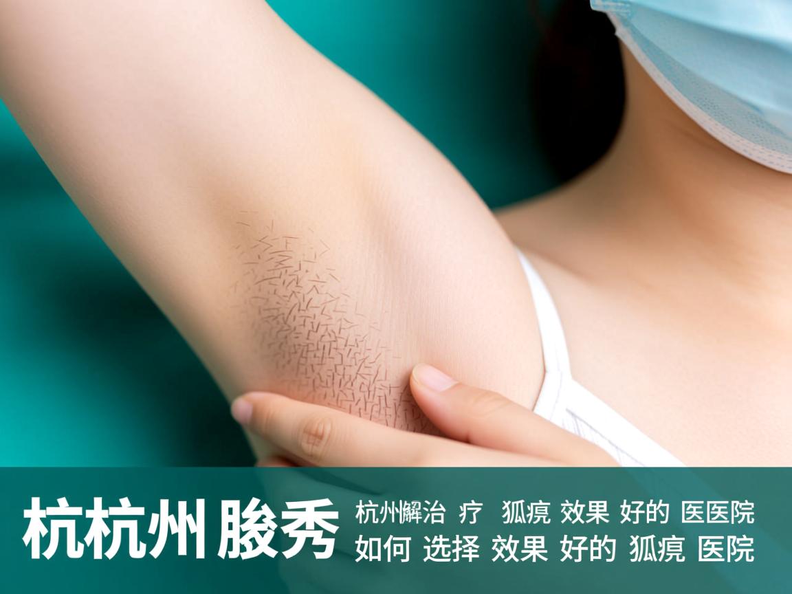 杭州腋秀解析，杭州治疗狐臭效果好的医院，如何选择效果好的狐臭医院
