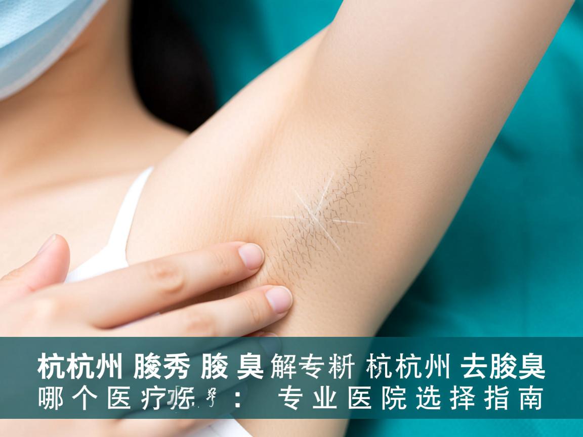 杭州腋秀腋臭专科解析，杭州去腋臭哪个医院好，专业医院选择指南