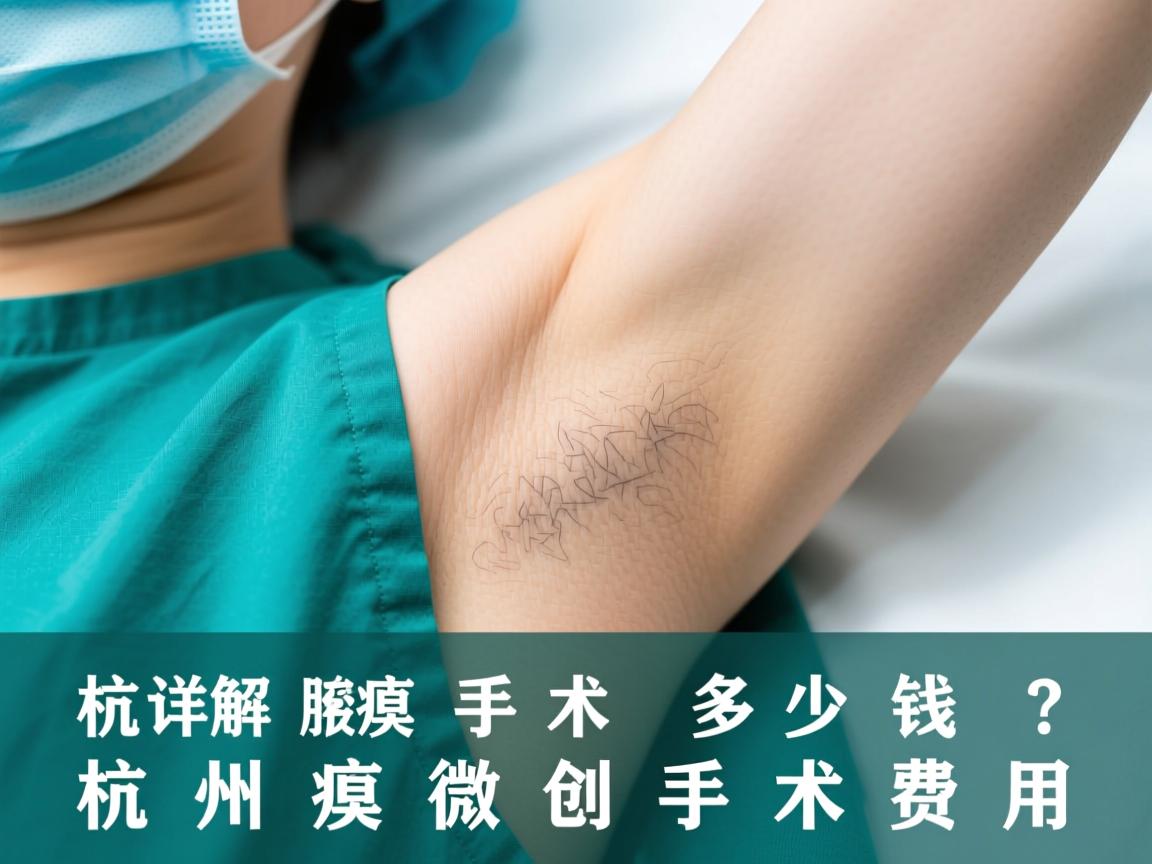 杭州腋臭手术多少钱？详解杭州腋臭微创手术费用