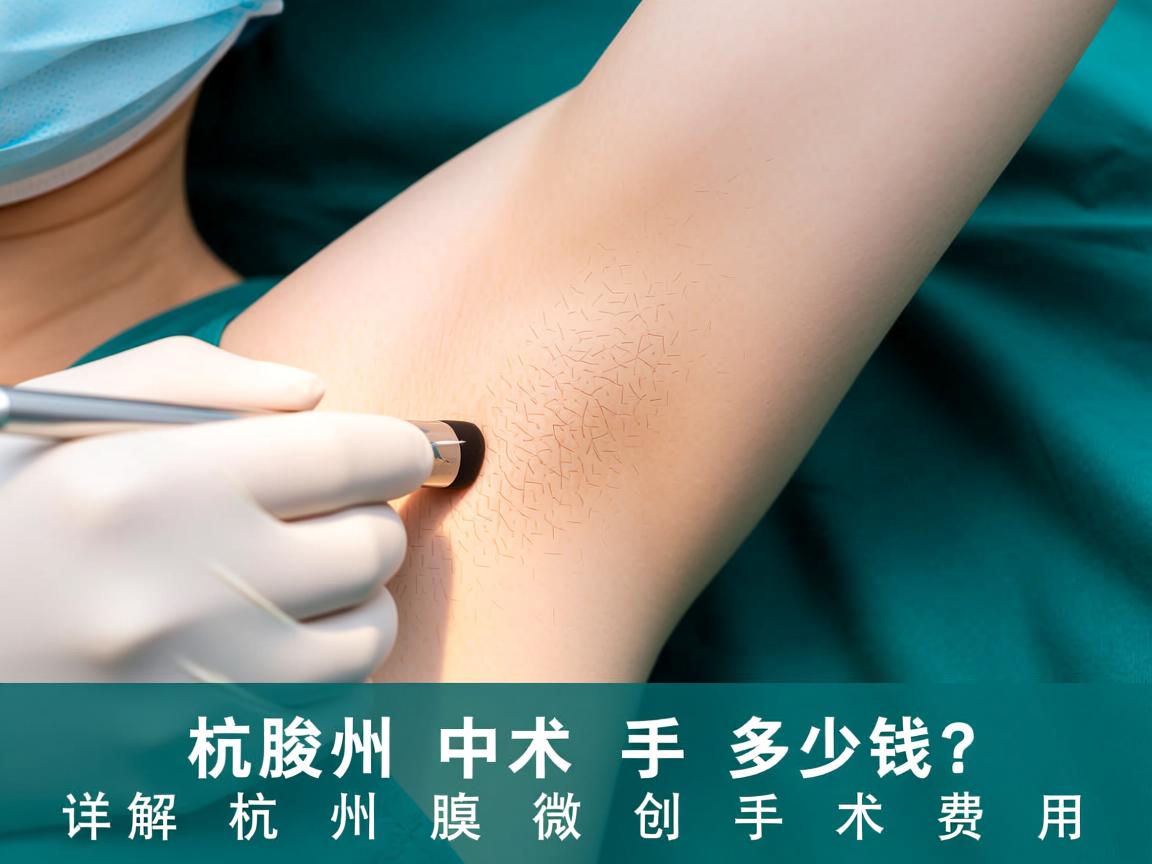 杭州腋臭手术多少钱？详解杭州腋臭微创手术费用