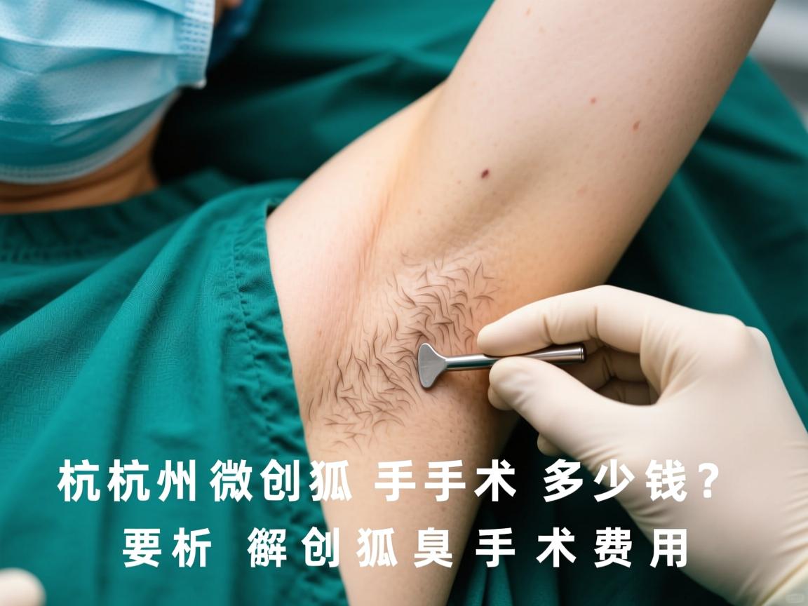 杭州微创狐臭手术多少钱？解析微创狐臭手术费用