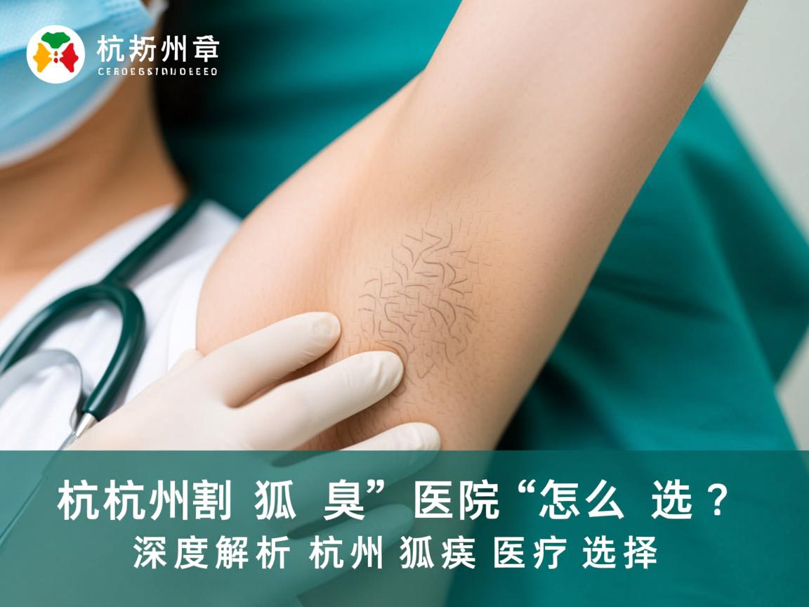 杭州割狐臭医院怎么选？深度解析杭州狐臭医疗选择