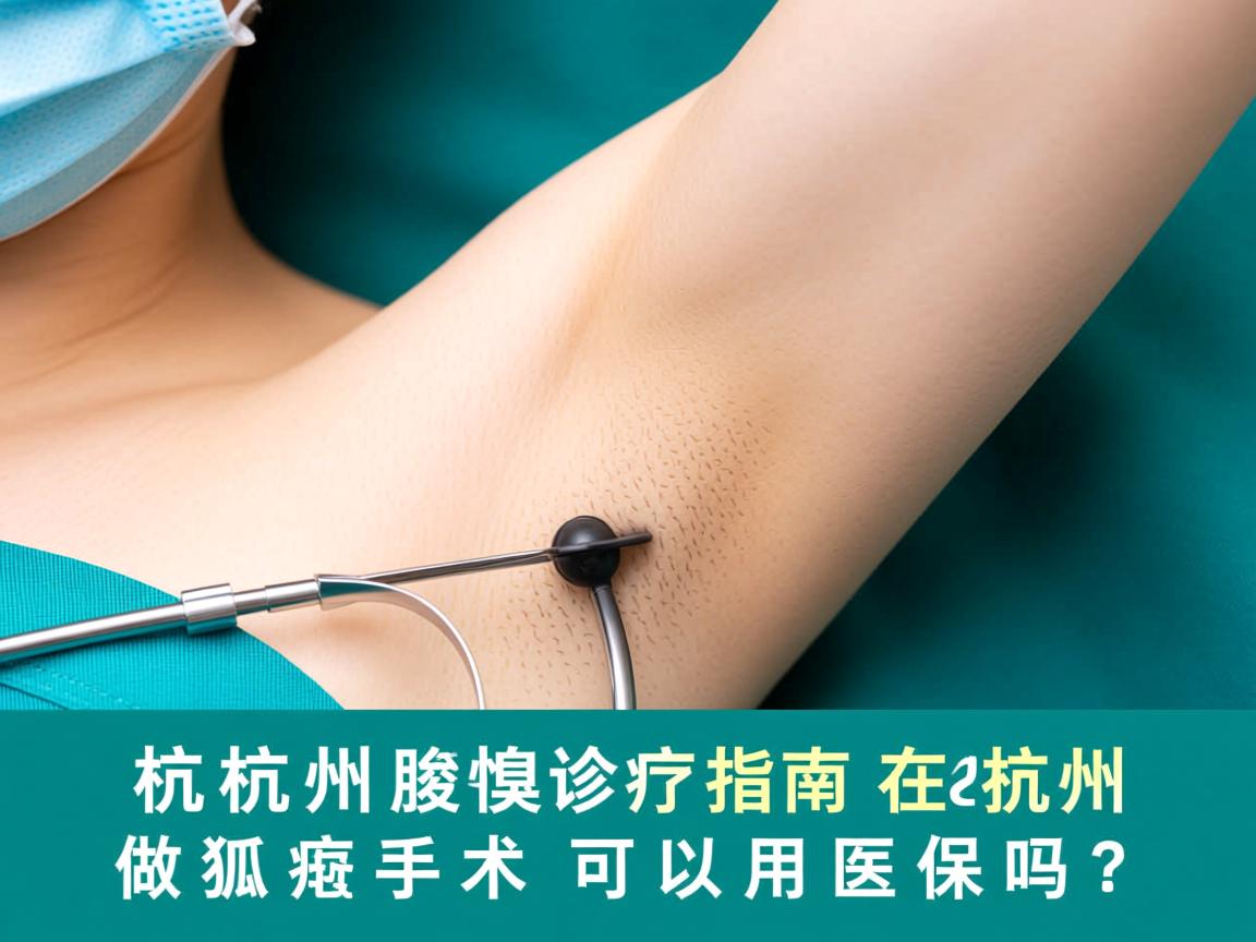 杭州腋臭诊疗指南，在杭州做狐臭手术可以用医保吗？
