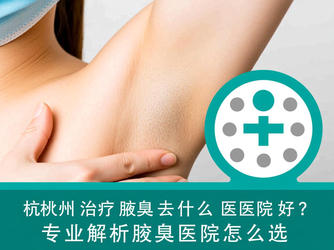 杭州治疗腋臭去什么医院好？专业解析腋臭医院怎么选