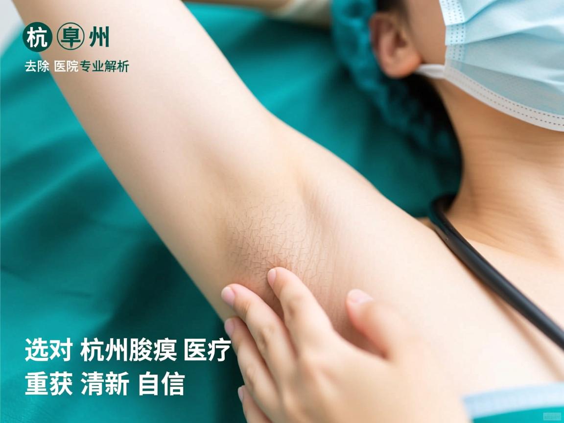 杭州腋臭去除医院专业解析，选对杭州腋臭医疗，重获清新自信
