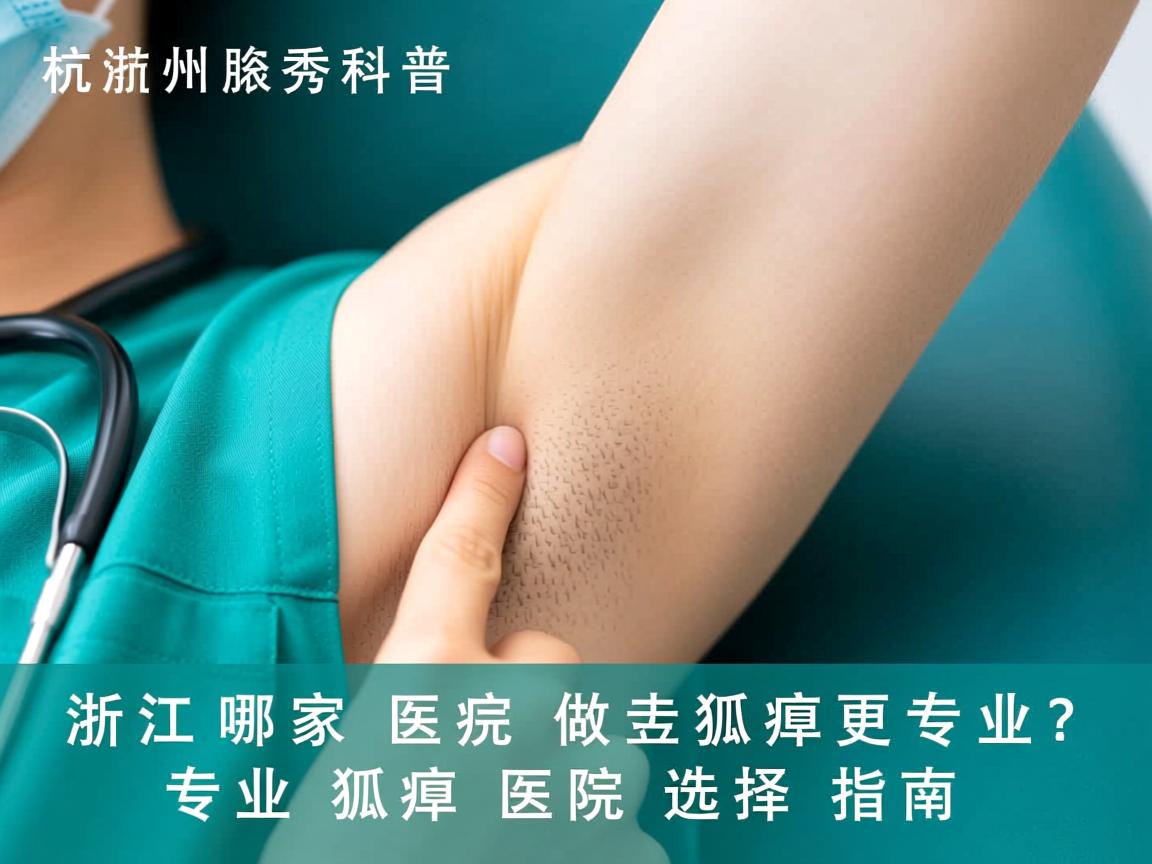 杭州腋秀科普，浙江哪家医院做狐臭更专业？专业狐臭医院选择指南