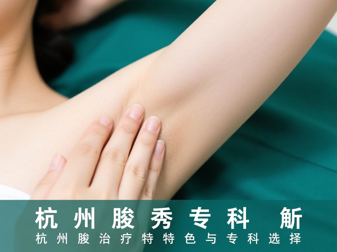 杭州腋秀专科解析，杭州腋臭治疗特色与专科选择