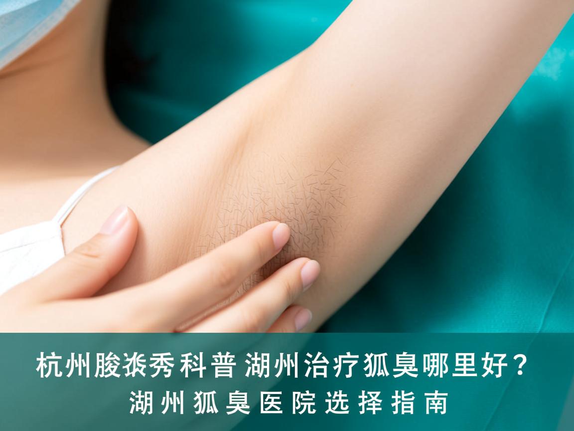 杭州腋秀科普，湖州治疗狐臭哪里好？湖州狐臭医院选择指南
