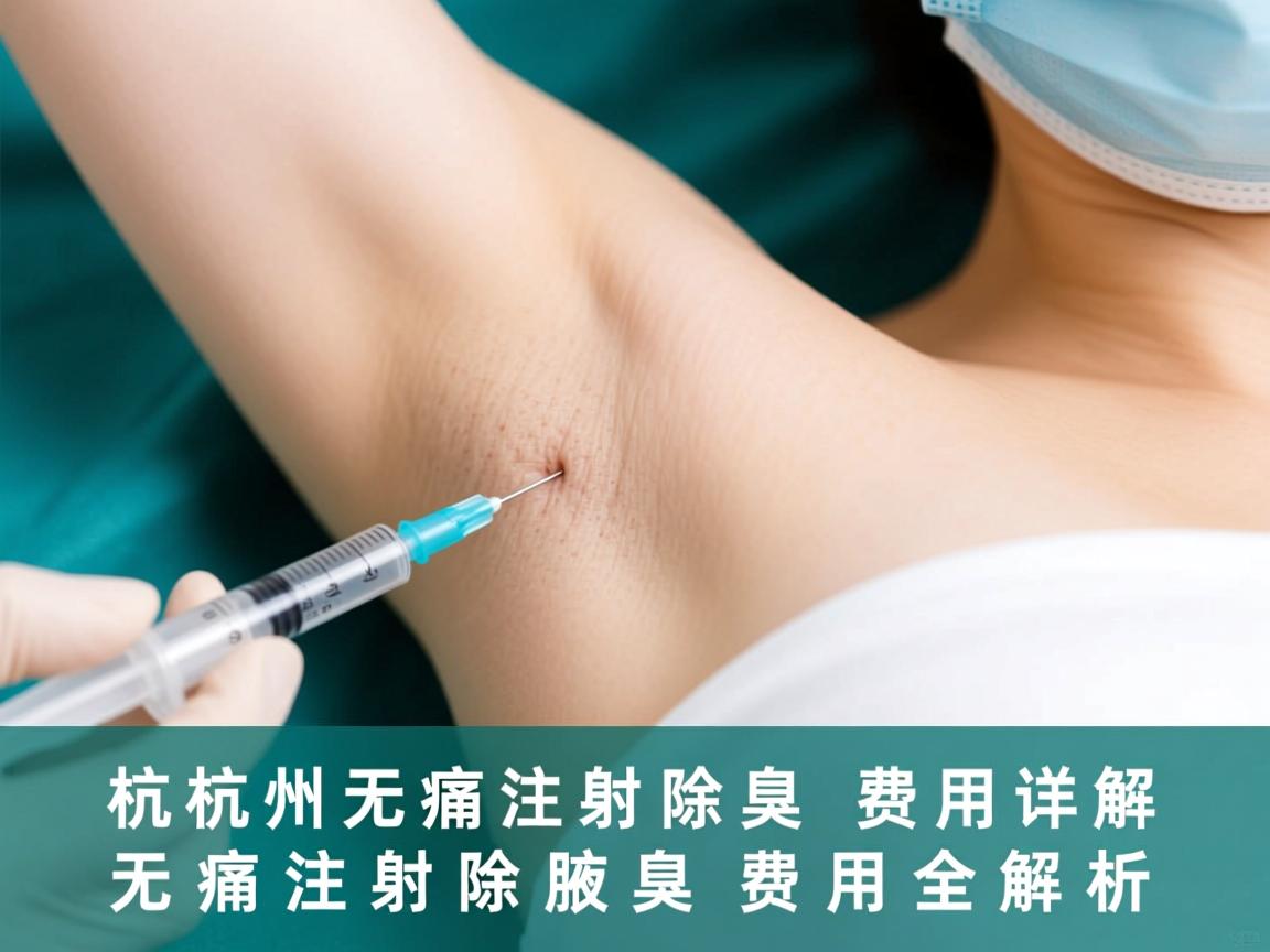 杭州无痛注射除腋臭费用详解，无痛注射除腋臭费用全解析