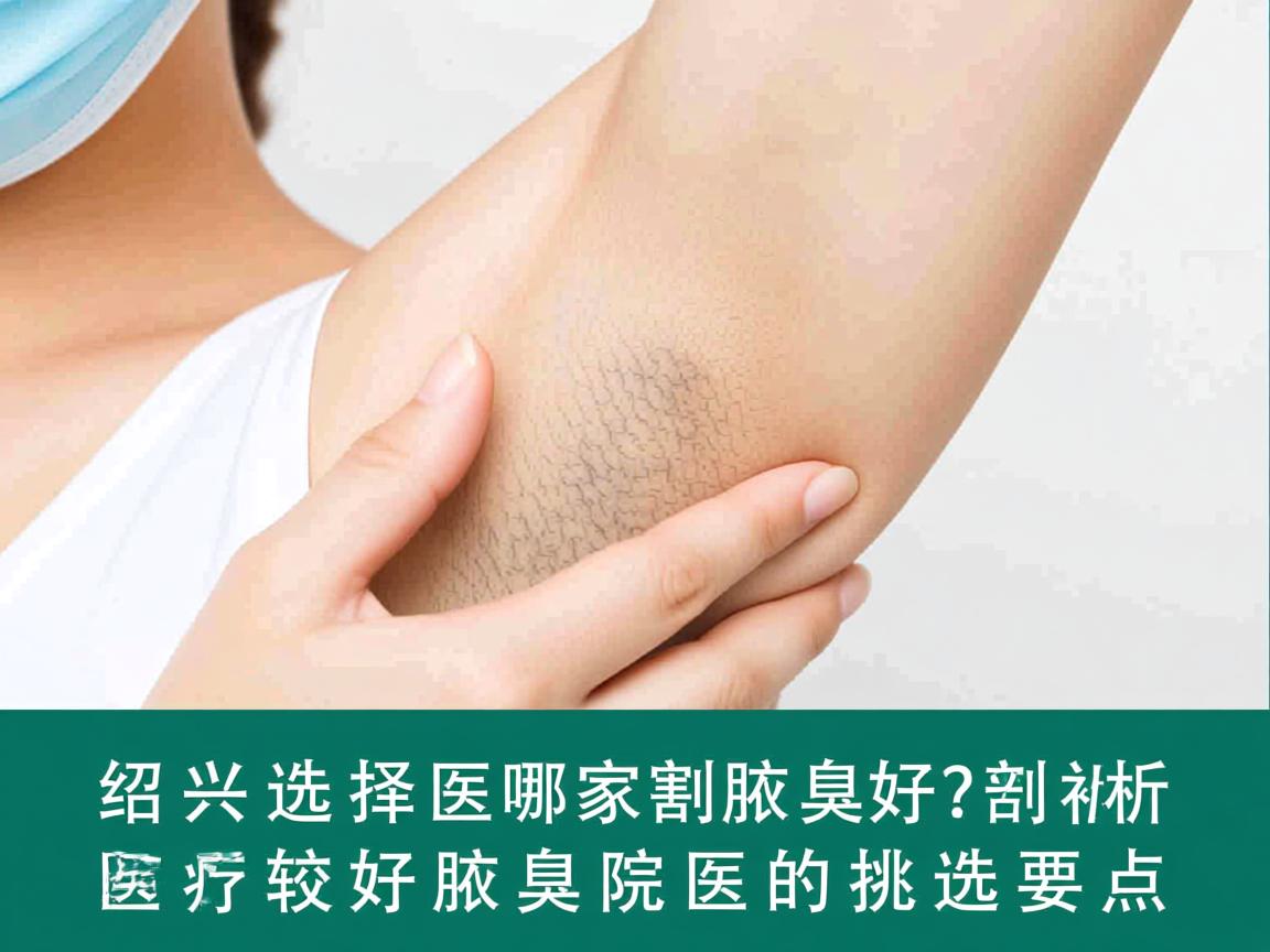 绍兴选择哪家医院割腋臭较好？剖析较好腋臭医院的挑选要点