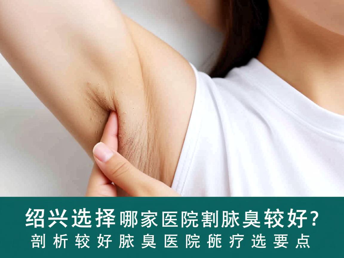 绍兴选择哪家医院割腋臭较好？剖析较好腋臭医院的挑选要点