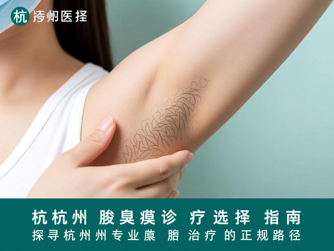 杭州腋臭诊疗选择指南，探寻杭州专业腋臭治疗的正规路径