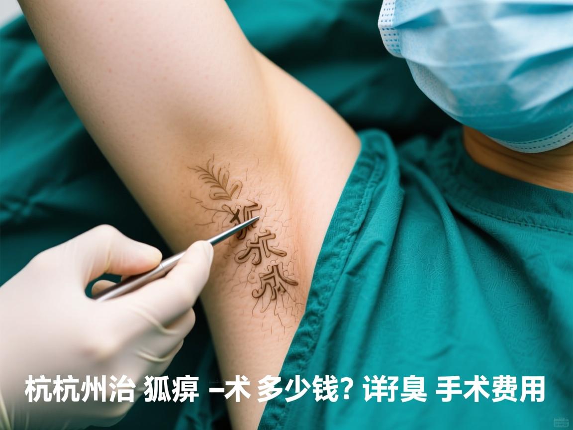 杭州治狐臭手术多少钱？详解杭州狐臭手术费用