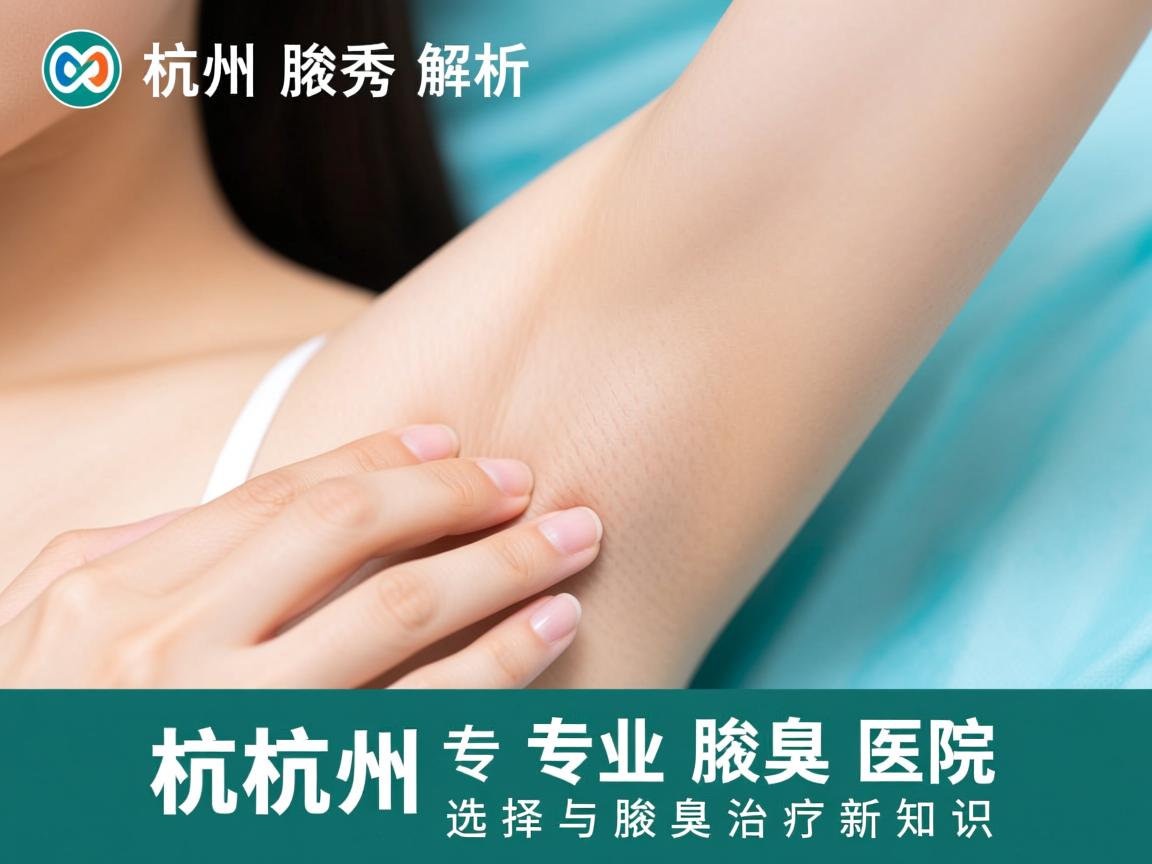 杭州腋秀解析，杭州专业腋臭医院的选择与腋臭治疗新知识