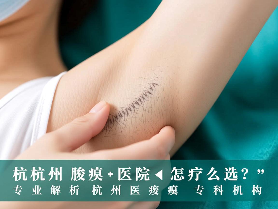 杭州腋臭医院怎么选？专业解析杭州腋臭专科机构