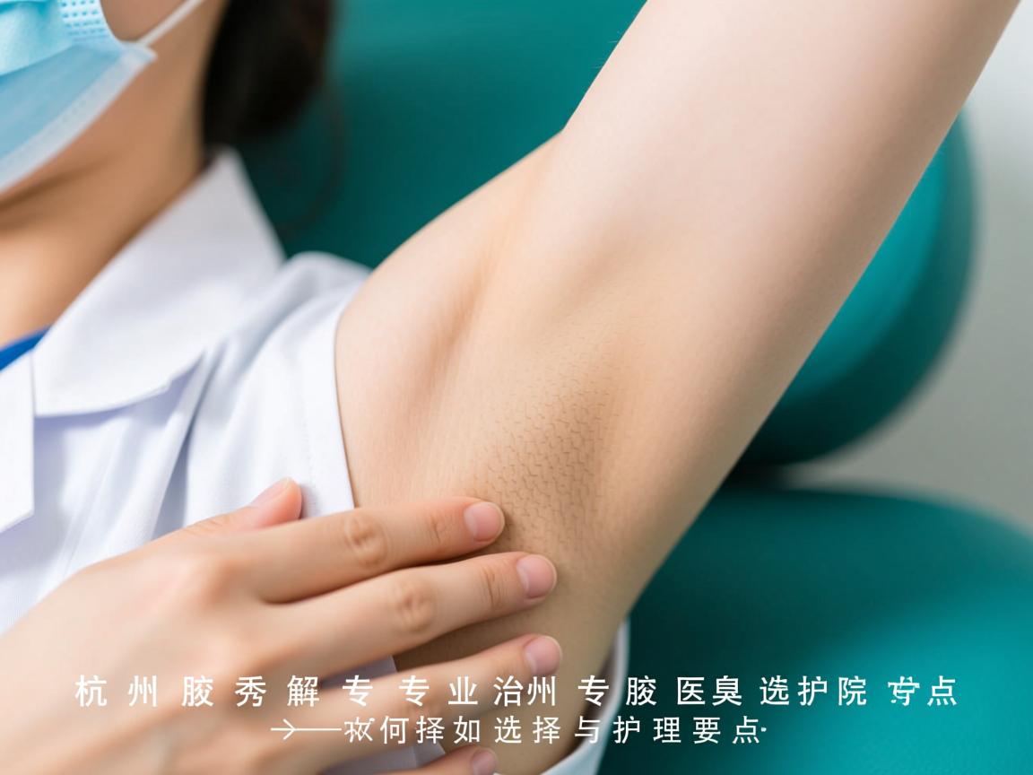 杭州腋秀解析，杭州专业治腋臭医院如何选择与护理要点